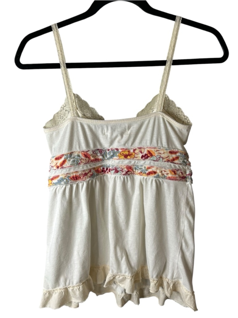 Y2K Hollister Coquette Lace Babydoll Tank Fairy Floral Empire Waist M - Picture 10 of 15